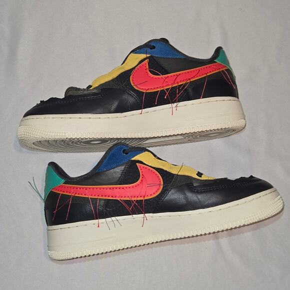 Men\'s Nike Air Force 1 Low BHM Black History Month Size 9 CT5534-001 Good Cond.